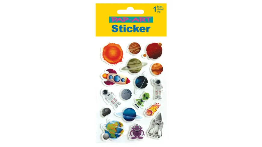 PAP-ART Sticker Weltall