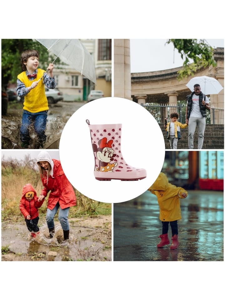 Disney Minnie Mouse Gummistiefel mit Disney Minnie Mouse Motiv, in Rosa günstig kaufen