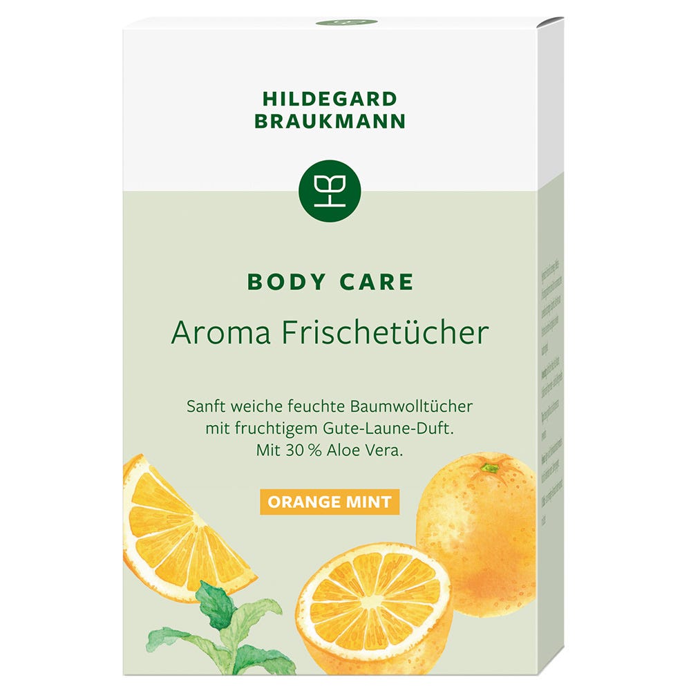Hildegard Braukmann Body Care Aroma Frischetücher Orange Mint 10er