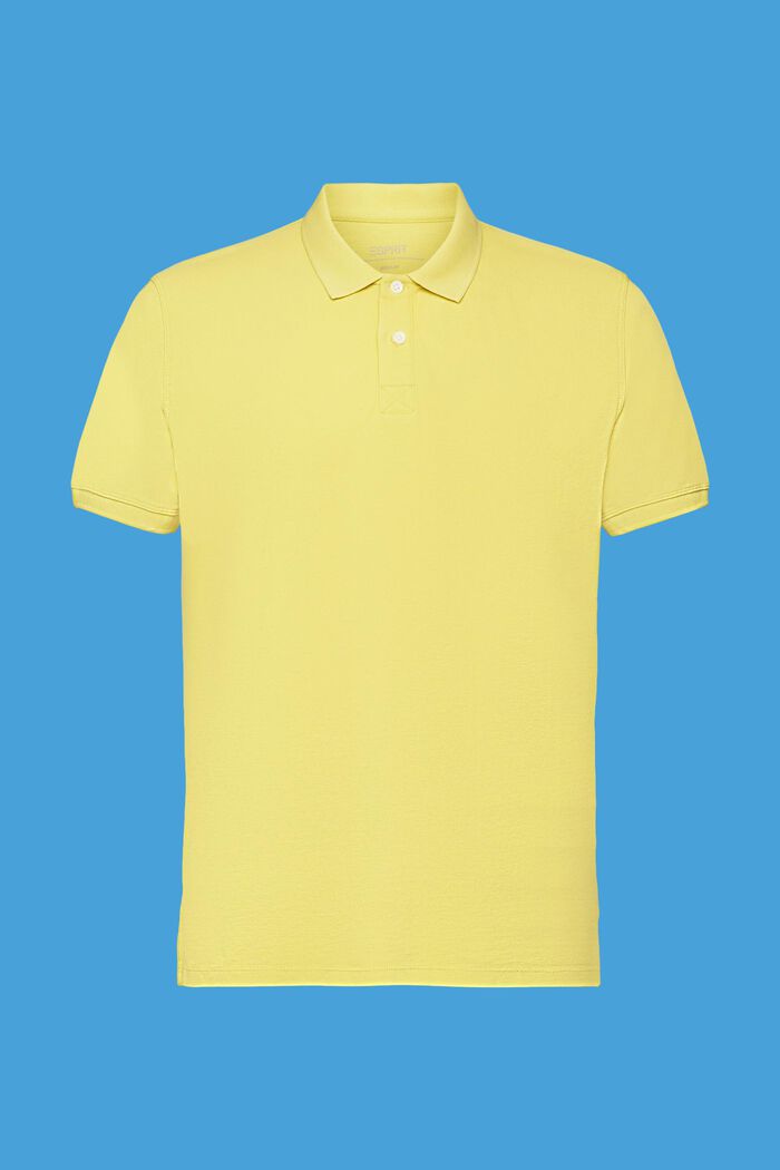 Poloshirt aus Stone-Washed-Baumwollpikee