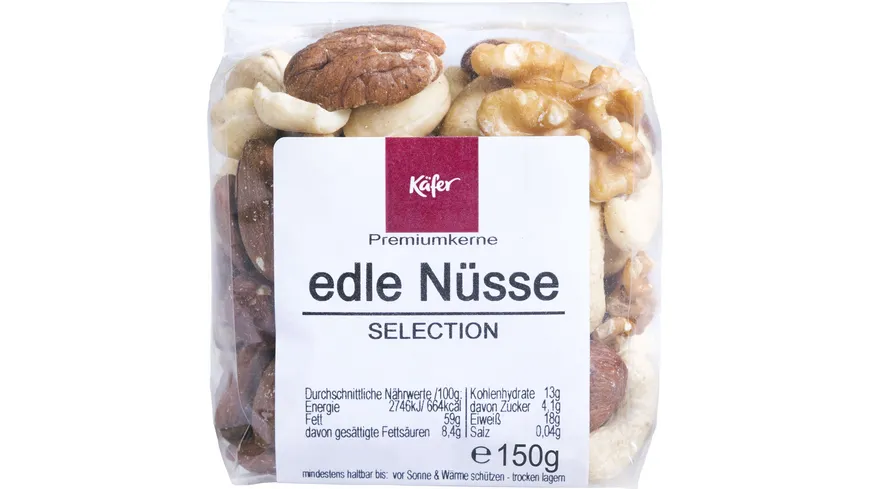 Käfer edle Nüsse Selection 150 g