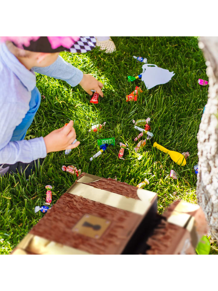 relaxdays Pinata Schatzkiste in Braun günstig kaufen onesize