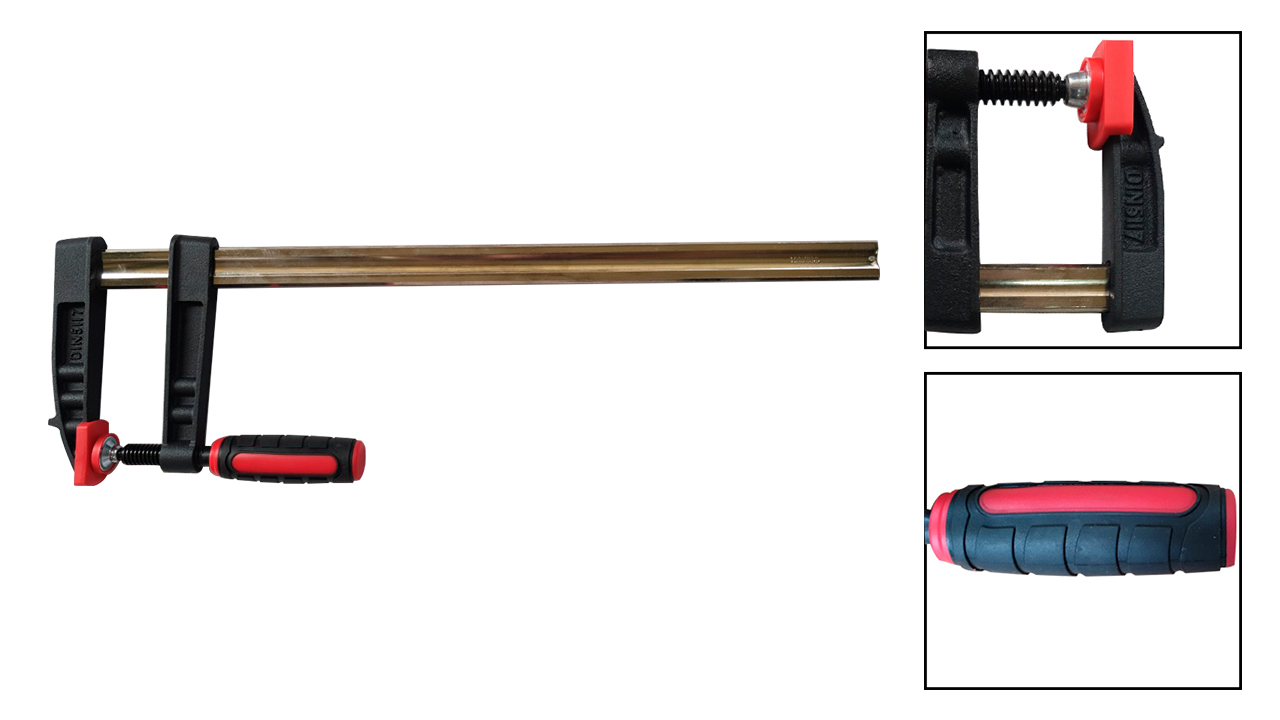 Vago-Tools 6x Profi Schraubzwinge 300x120 Zwinge Leimzwinge Klemmzwinge Temperguß