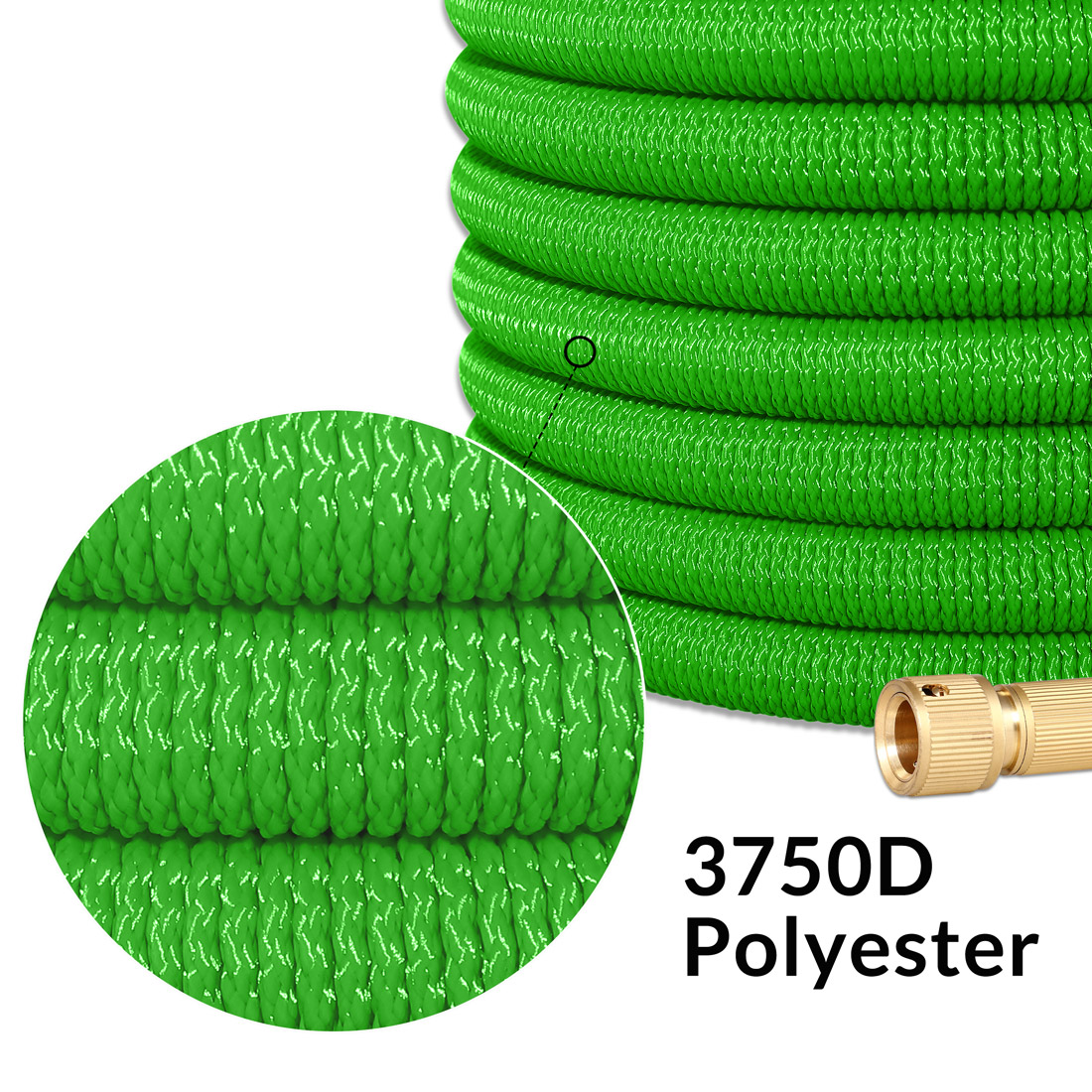 Casaria Gardebruk® Gartenschlauch Grün 30m flexibel