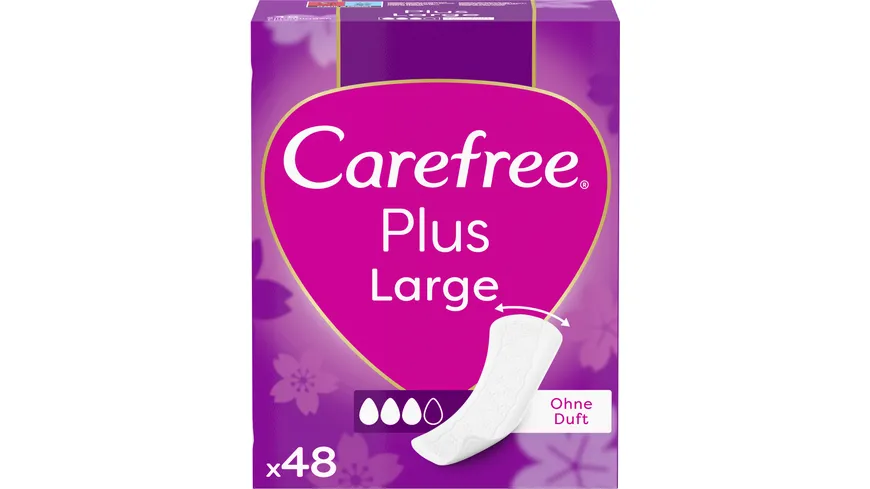 Carefree Plus Large Slipeinlagen leichter Duft