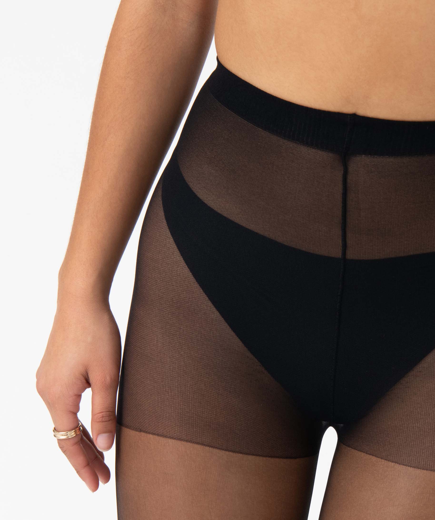 Collant femme en voile résistant (lot de 2) beige | GEMO