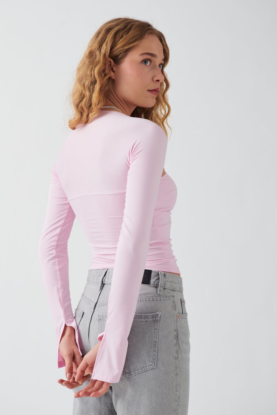 Soft touch square neck top