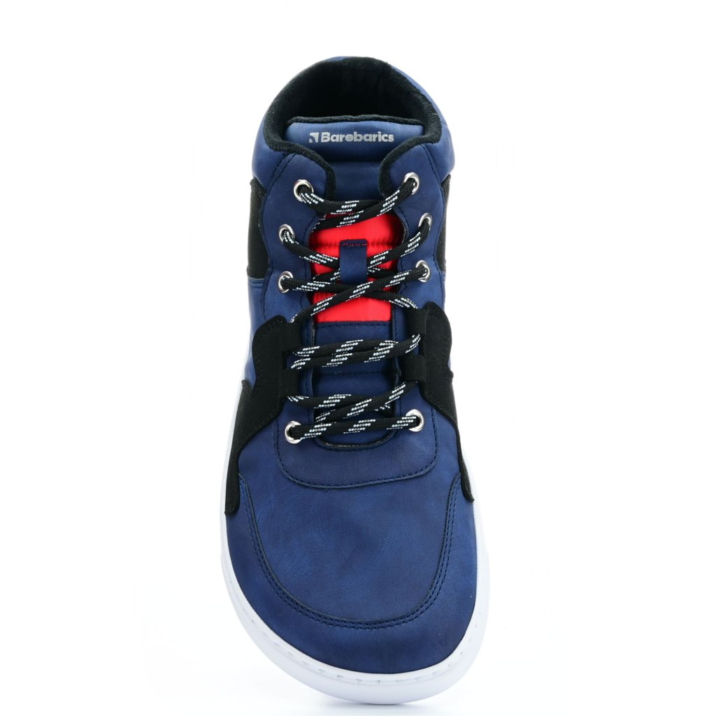 Be Lenka Barebarics Lynx Dark Blue & White Barfußstiefeletten