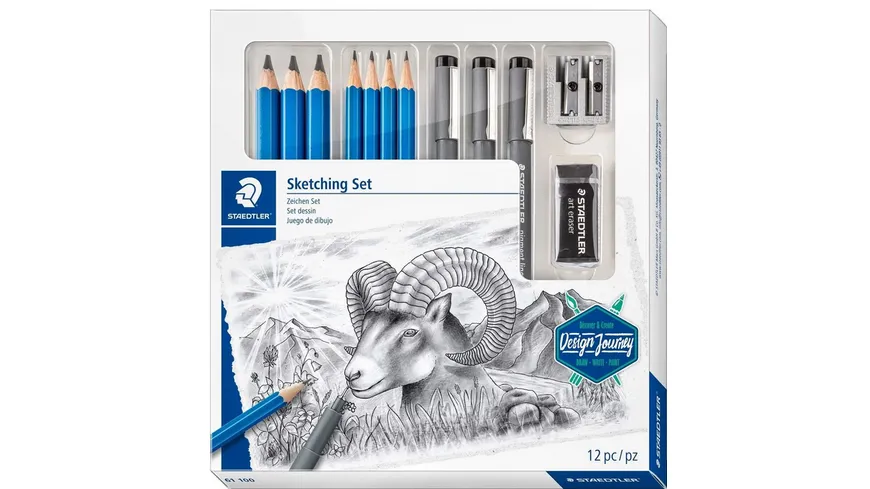STAEDTLER Scetching Set Mars® + Lumograph® + Pigment Liner