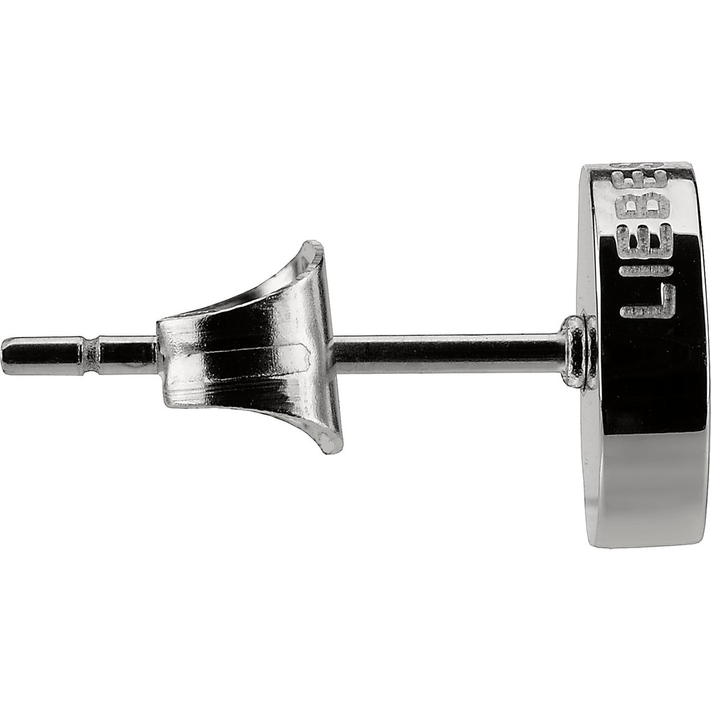 Liebeskind Boucles d'oreilles à fermoir à poussette Acier inoxydable, Argent Boucles d'oreilles