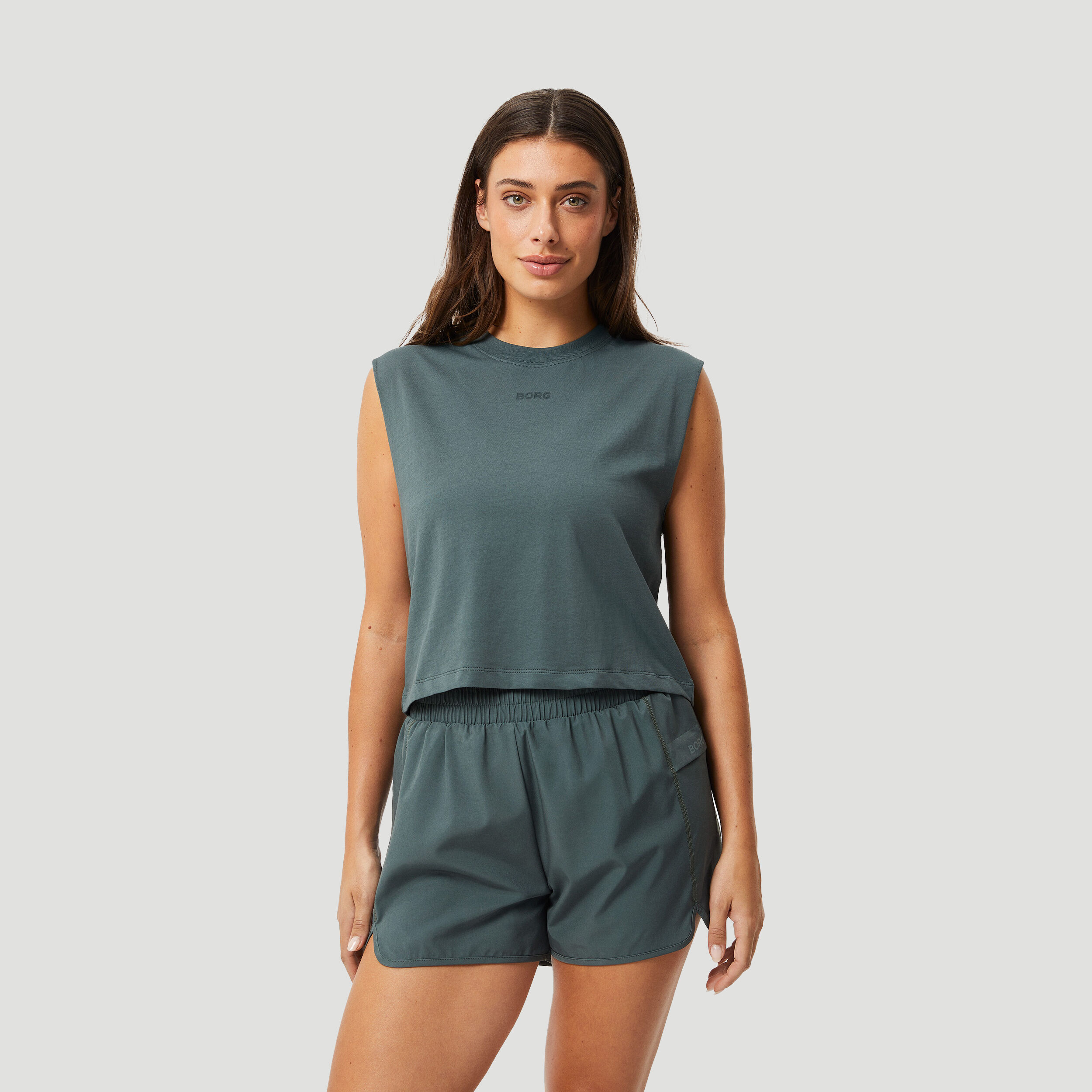 Training Tank-Top Damen - Dunkelgrün