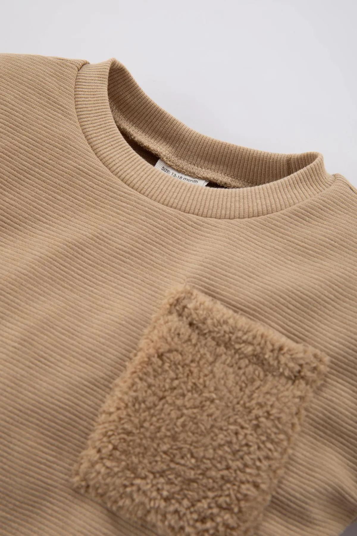 DeFacto  Sweatshirt mit normaler Passform und Rundhalsausschnitt für Babys (Jungen).