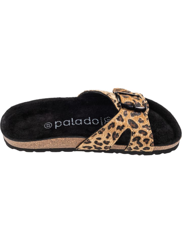 palado Pantoletten in Leo Beige günstig kaufen