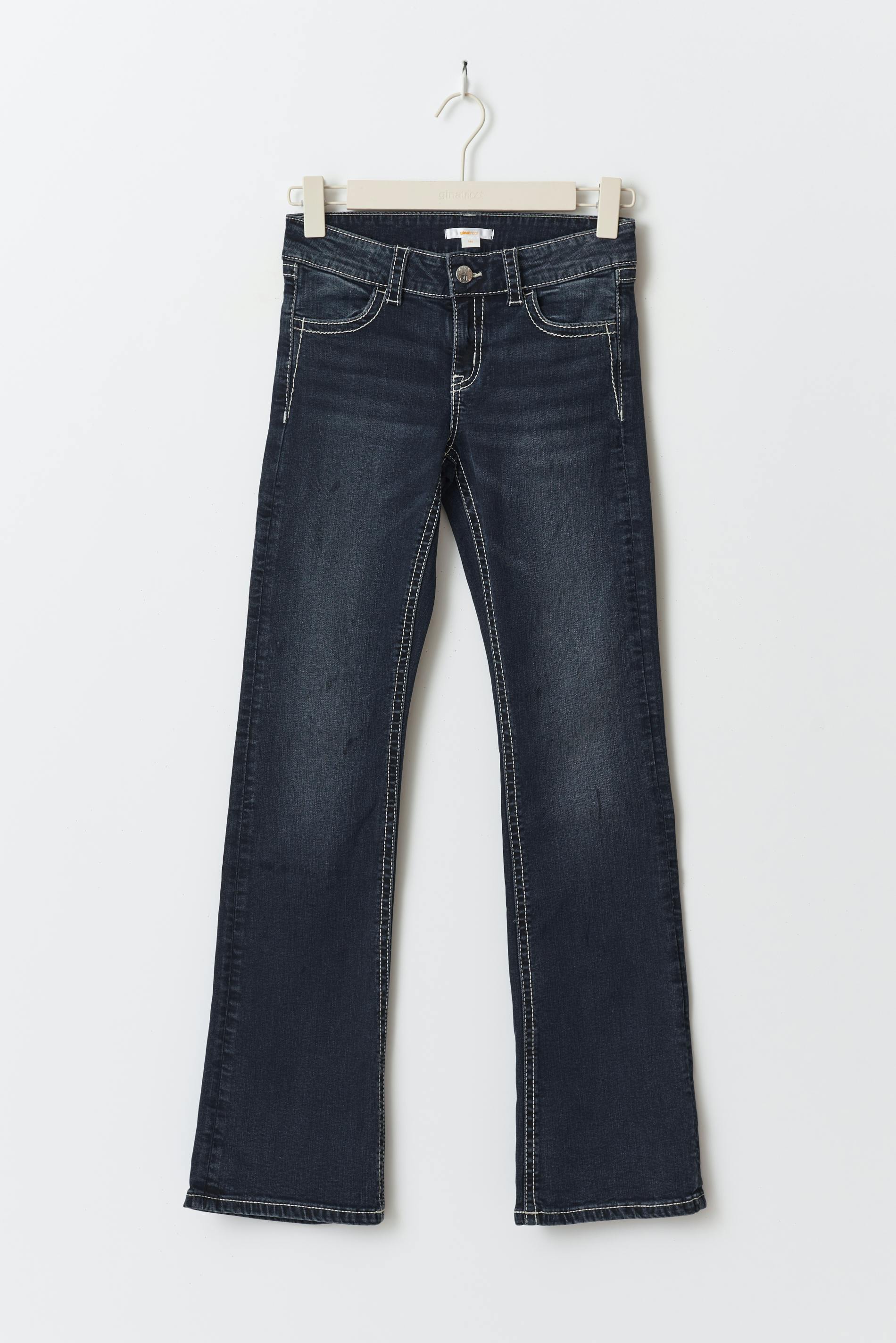 Sparkle low flare jeans
