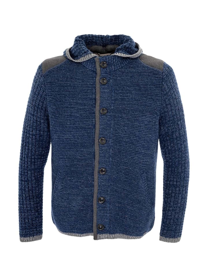 Spieth & Wensky Strickjacke NABOR in blau günstig kaufen