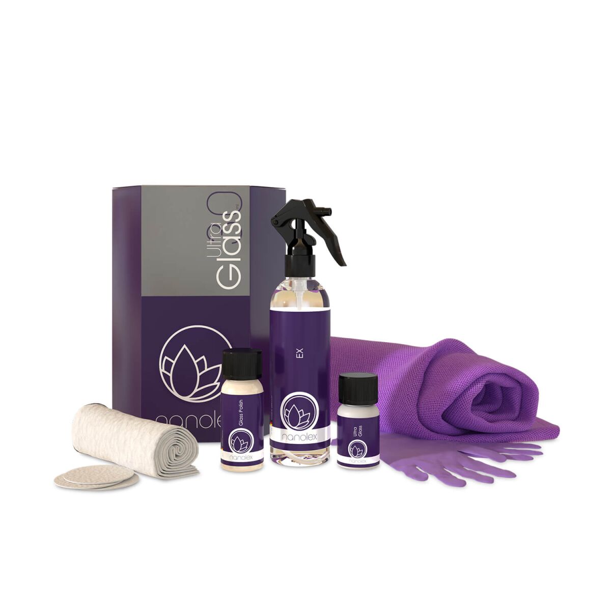 Nanolex Ultra Glass SET Glasversiegelungsset 30ml