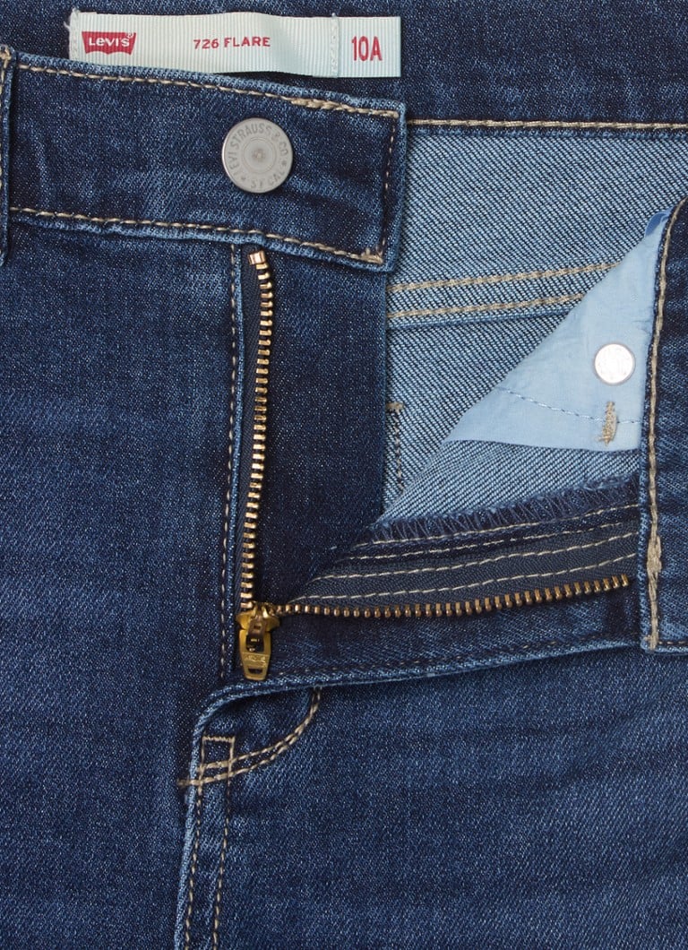 Blugi evazați Levi's 726, spălare închisă