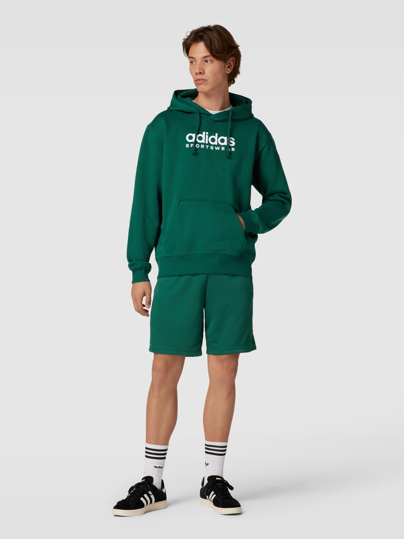 Hoodie mit Label-Print in bottle
