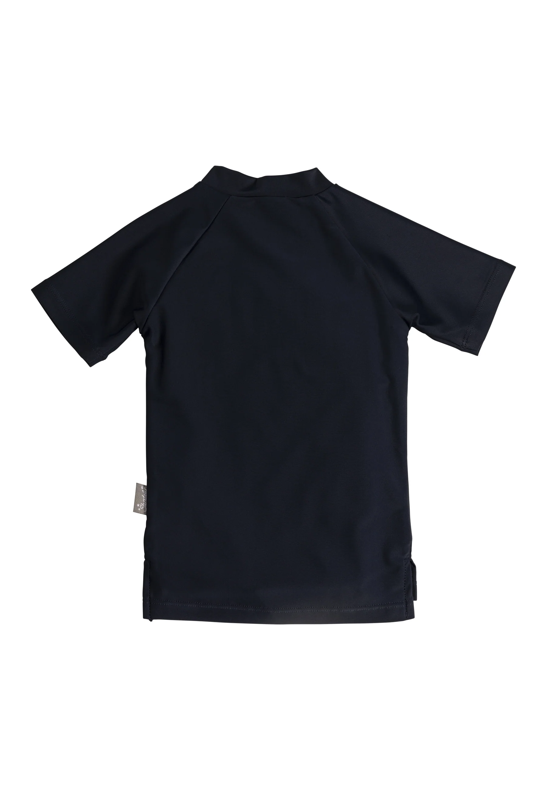 Kurzarm-Schwimmshirt uni in Marine, Blau, Magenta