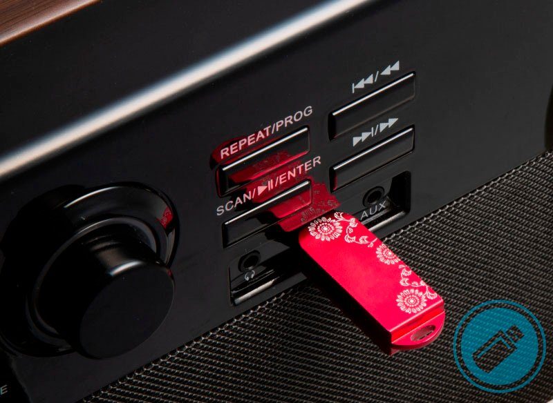 Technaxx DAB+ Bluetooth LP-Player TX-137 Multifunktionsspieler (Riemenantrieb, Bluetooth)