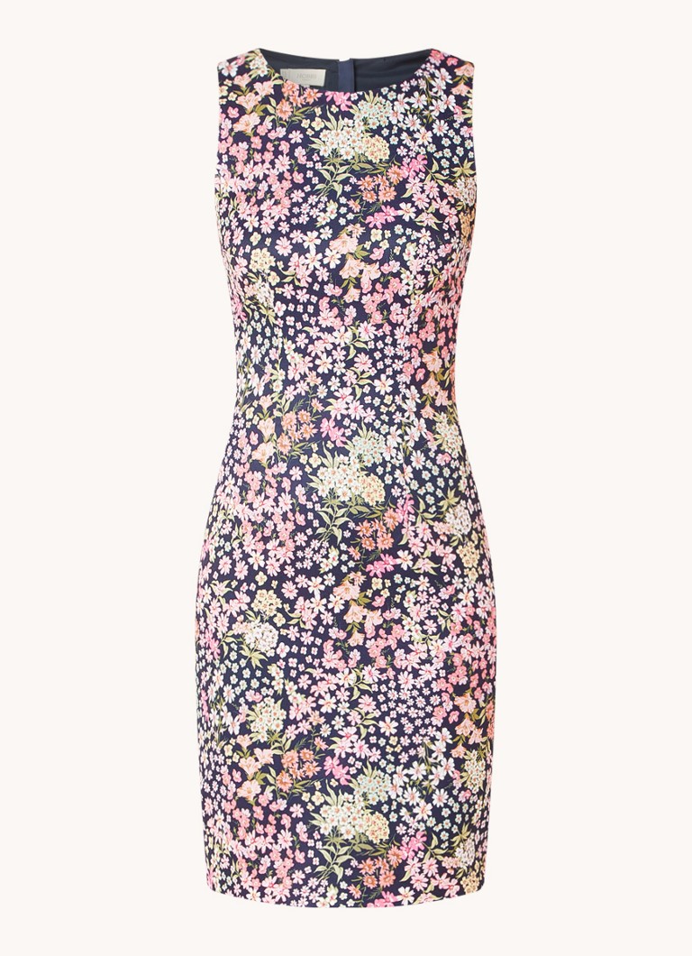 Vestido mini ajustado con estampado floral Hobbs Moira