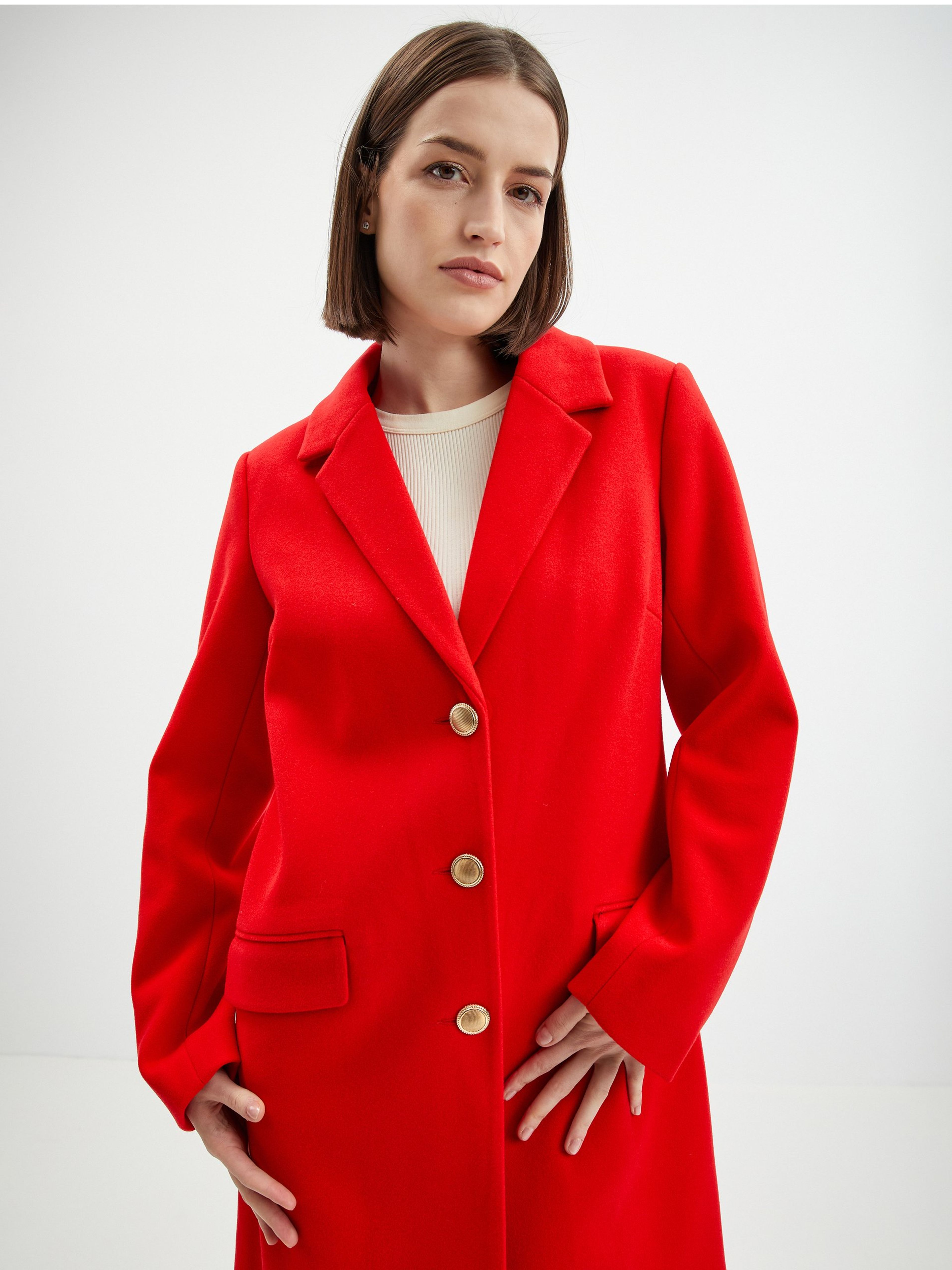 Roter Damenmantel ORSAY