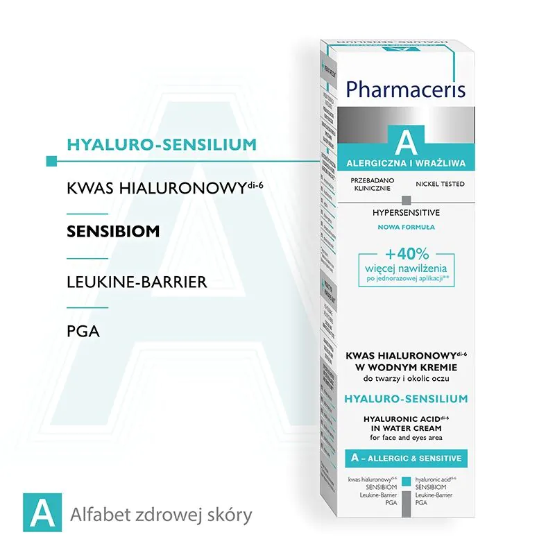 Pharmaceris A Hyaluro-Sensilium krema za lice s hijaluronskom kiselinom na bazi vode