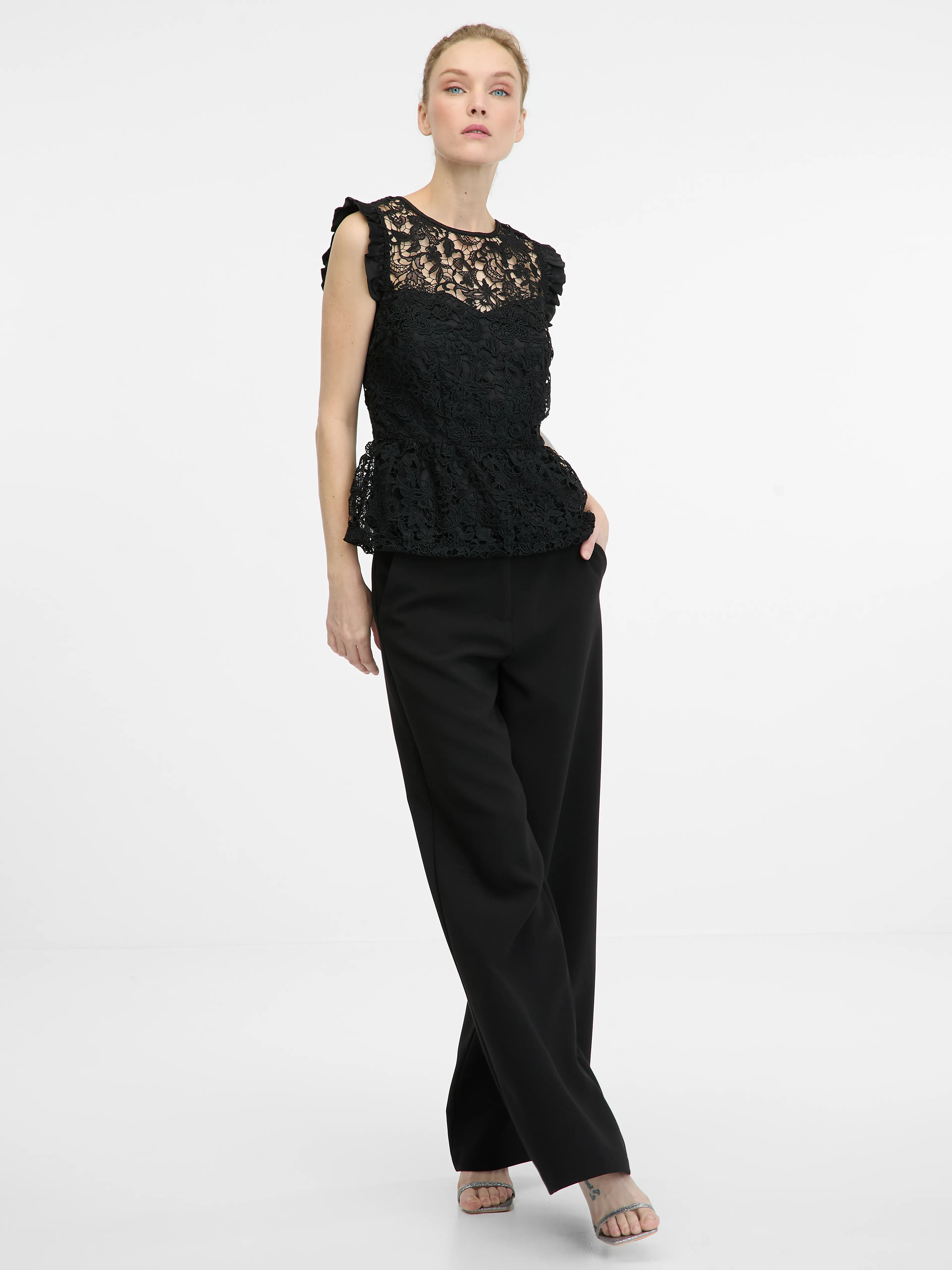 Schwarze Damenbluse ORSAY