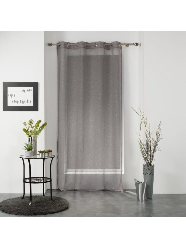 Douceur d’Intérieur Gardine in grau günstig kaufen onesize