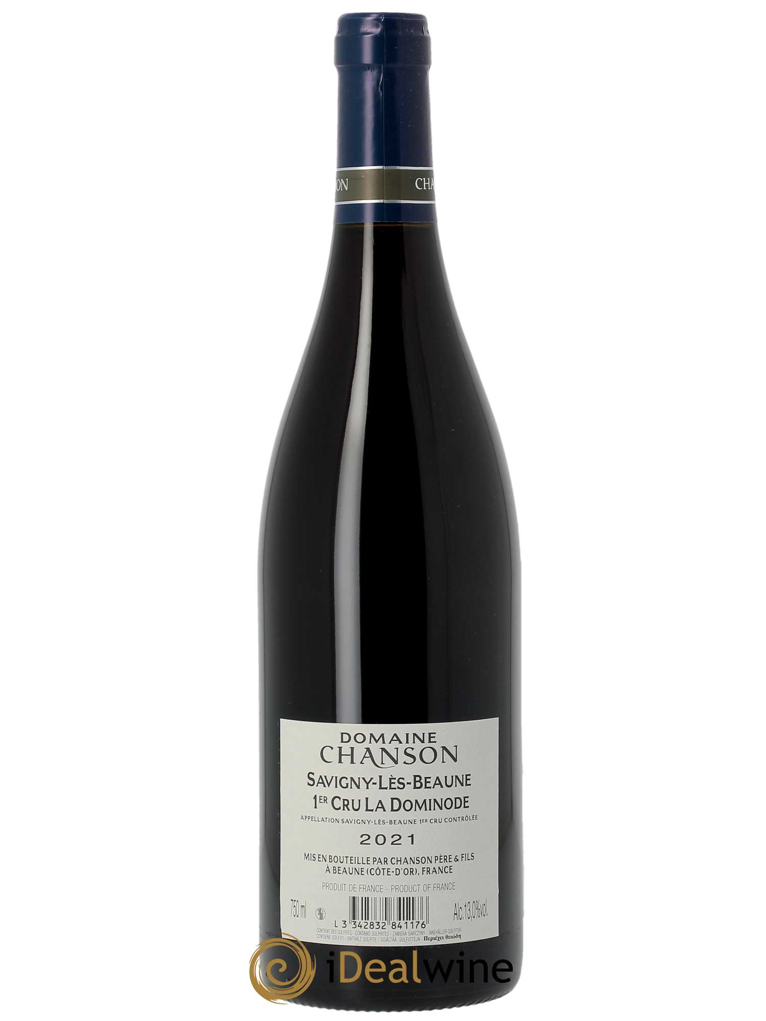 Savigny-lès-Beaune 1er Cru La Dominode Chanson (Domaine)  2021 - Lot de 1 Bouteille