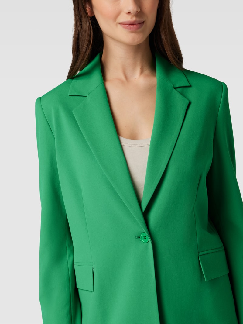 Blazer mit Pattentaschen in grün
