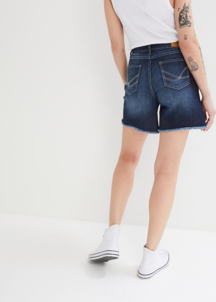 Stretch-Jeans-Shorts