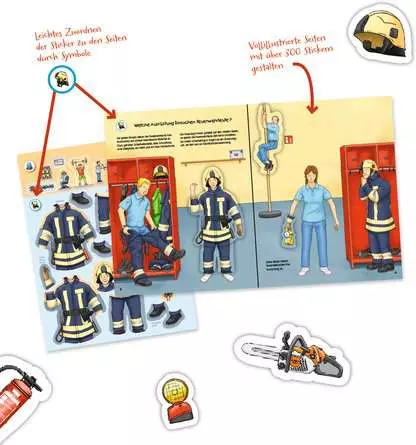 Ravensburger Wieso? Weshalb? Warum? Stickerheft: Feuerwehr