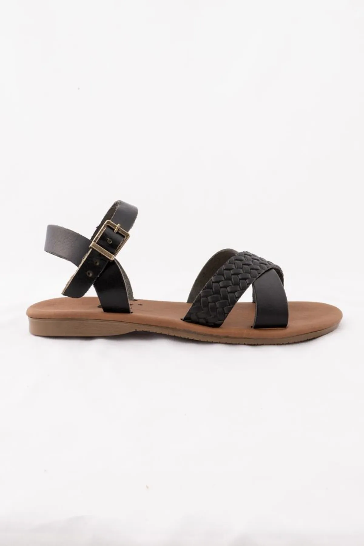 CZ London  Sandalette - Schwarz - Flacher Absatz