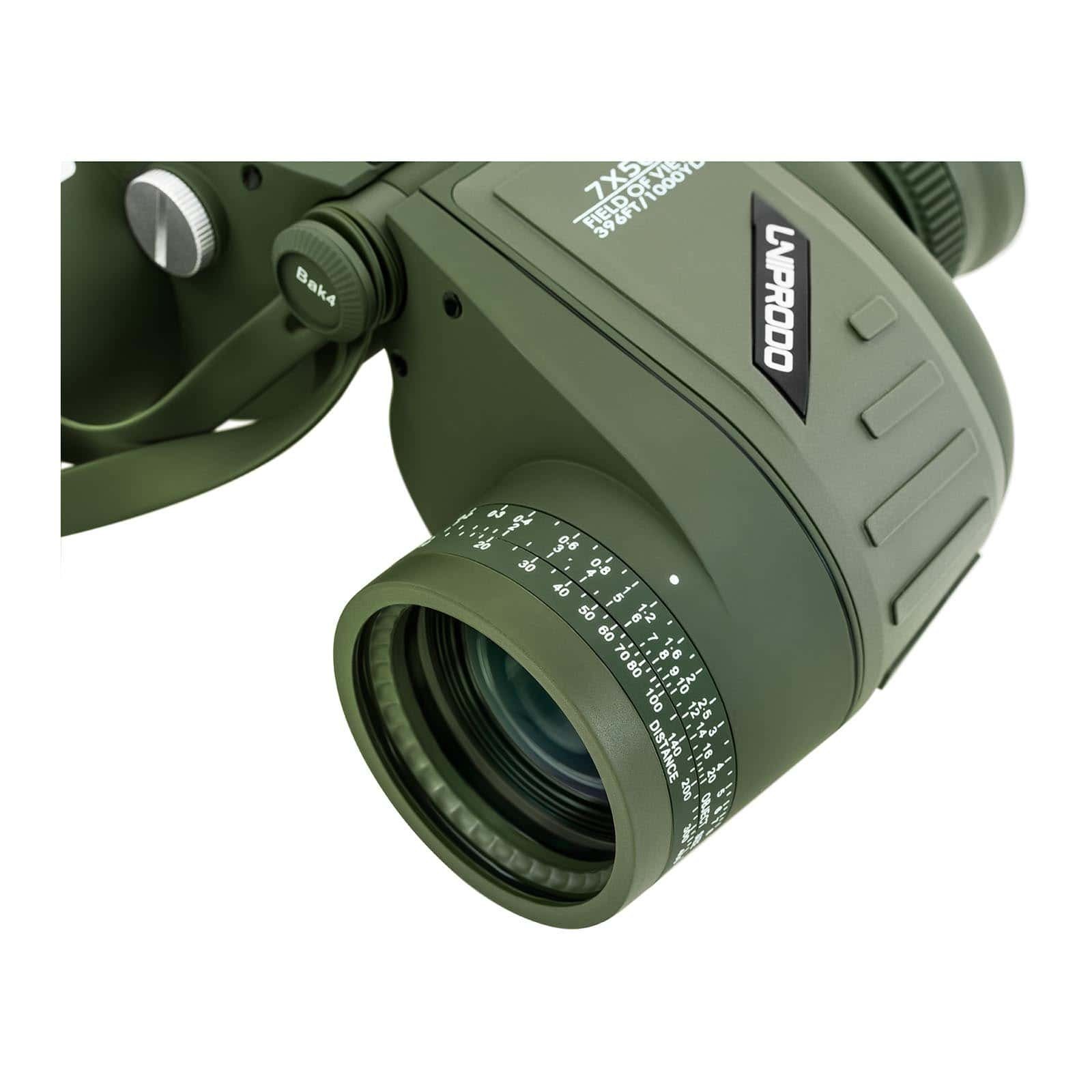 Uniprodo Fernglas Feldstecher Jagdfernglas BK-7 Vergrößerung 7-fach Binocular