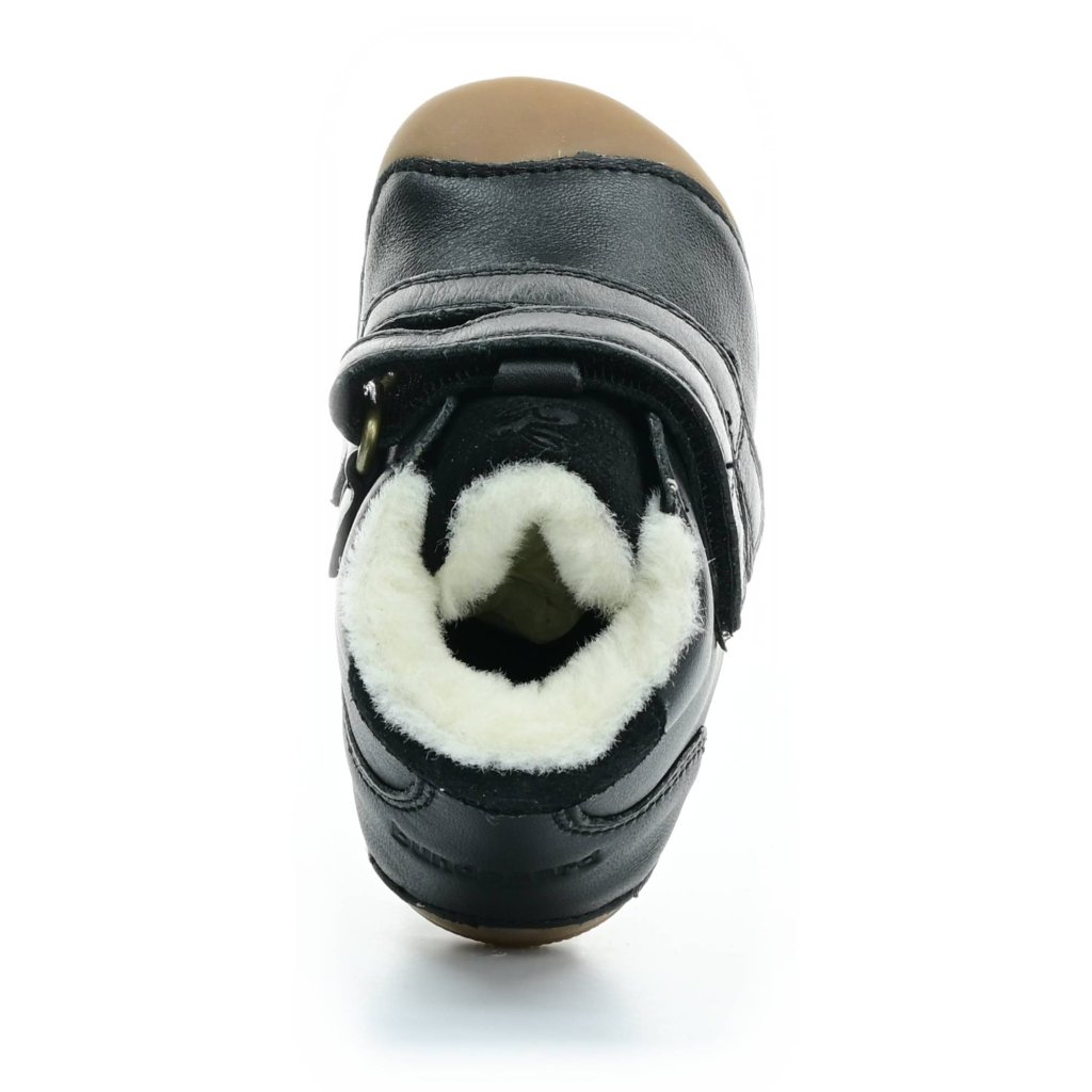 Bundgaard Petit Mid Winter Strap Black schwarze Barfuß-Stiefeletten