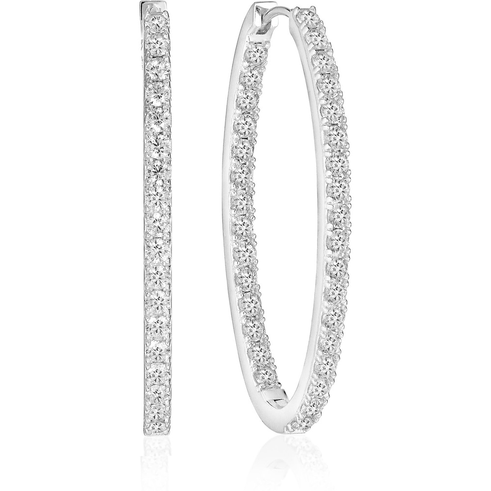 Sif Jakobs Jewellery Créoles 925 Argent Boucles d'oreilles