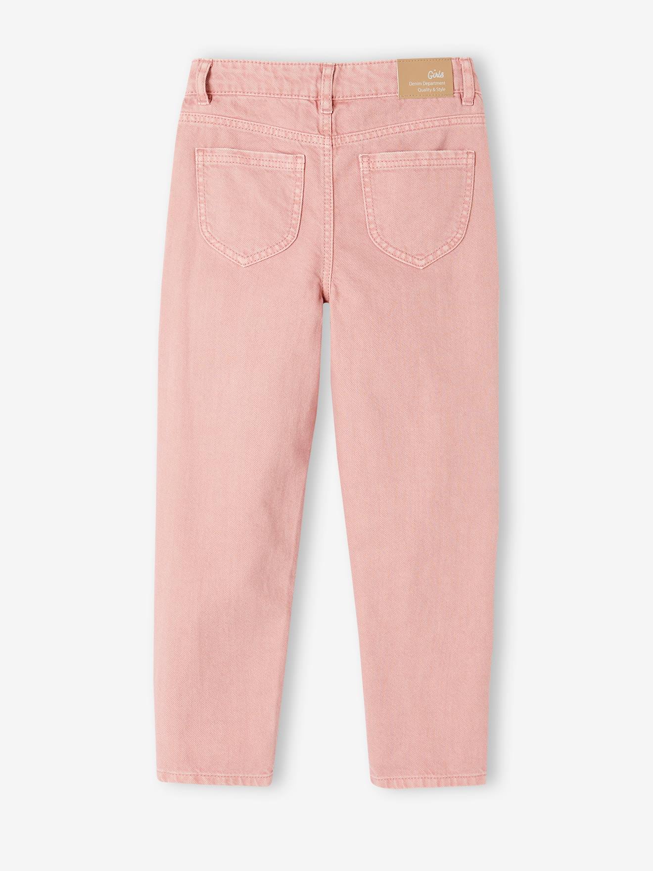 Vertbaudet Gerade Mädchen Hose, Hüftweite SLIM - blush