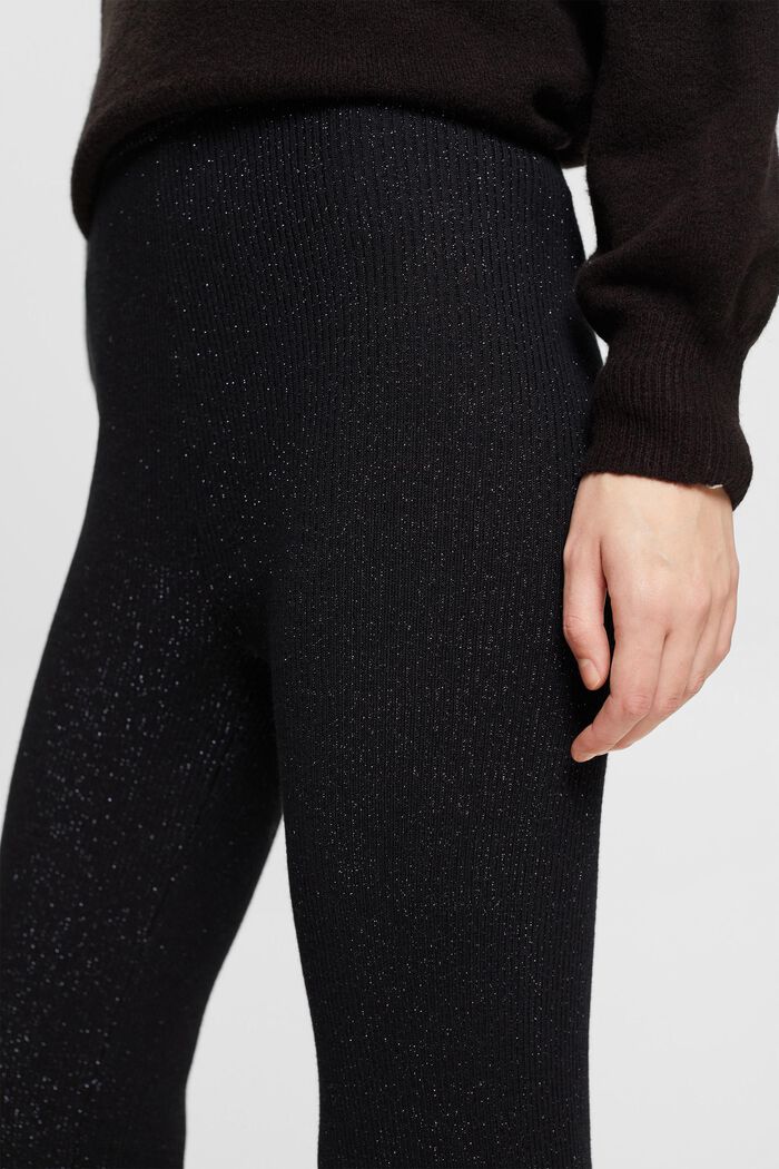 Glitzernde Strickhose