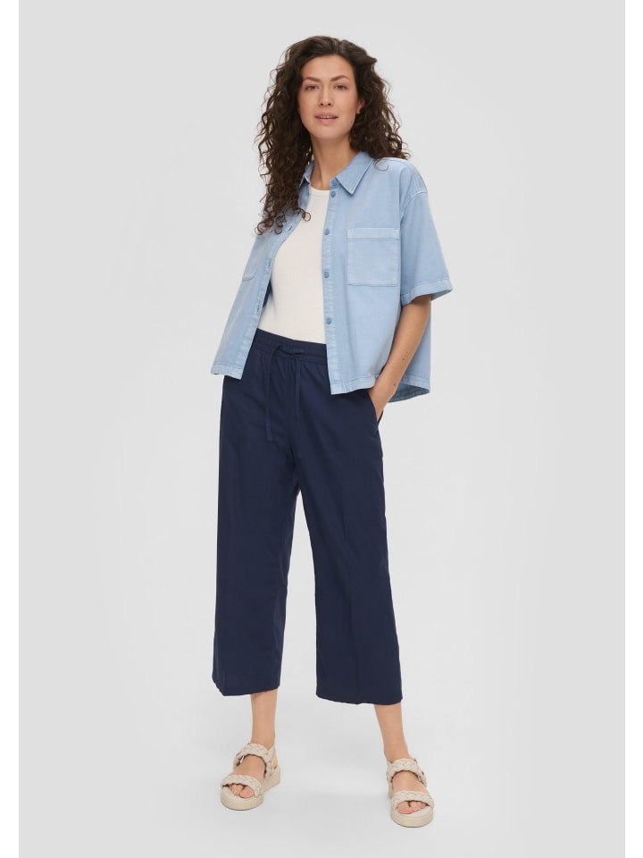 s.Oliver Hose 7/8 in Blau günstig kaufen