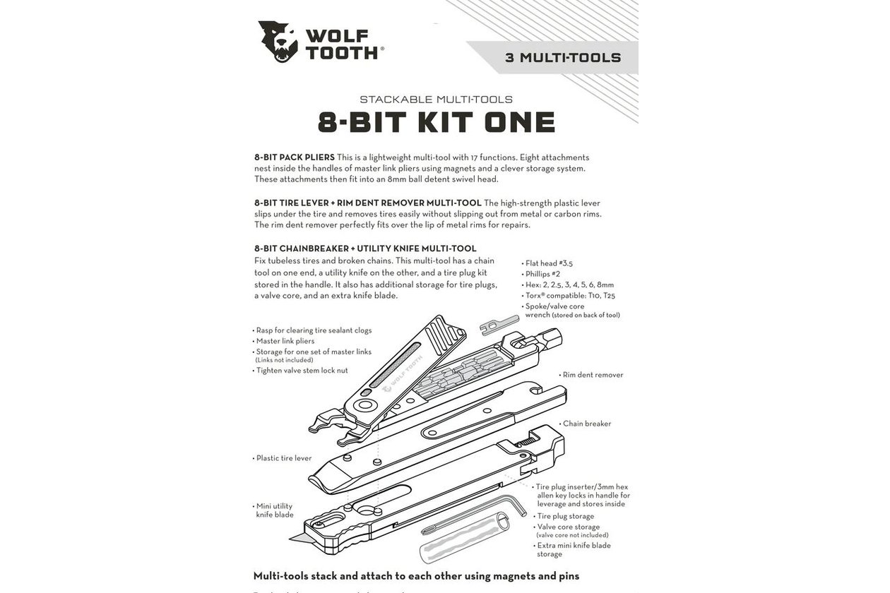 WOLFTOOTH 8-Bit Kit One Multitool
