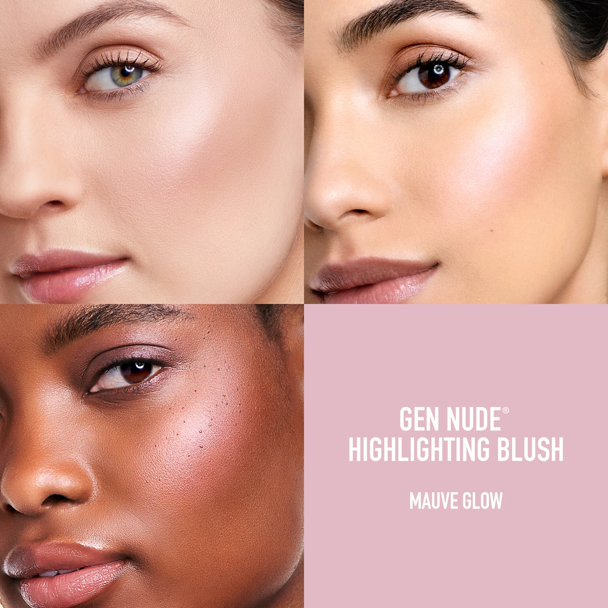 Viso Gen Nude Highlighting Blush - Kompakt rouge, förstärkare och illuminatorer