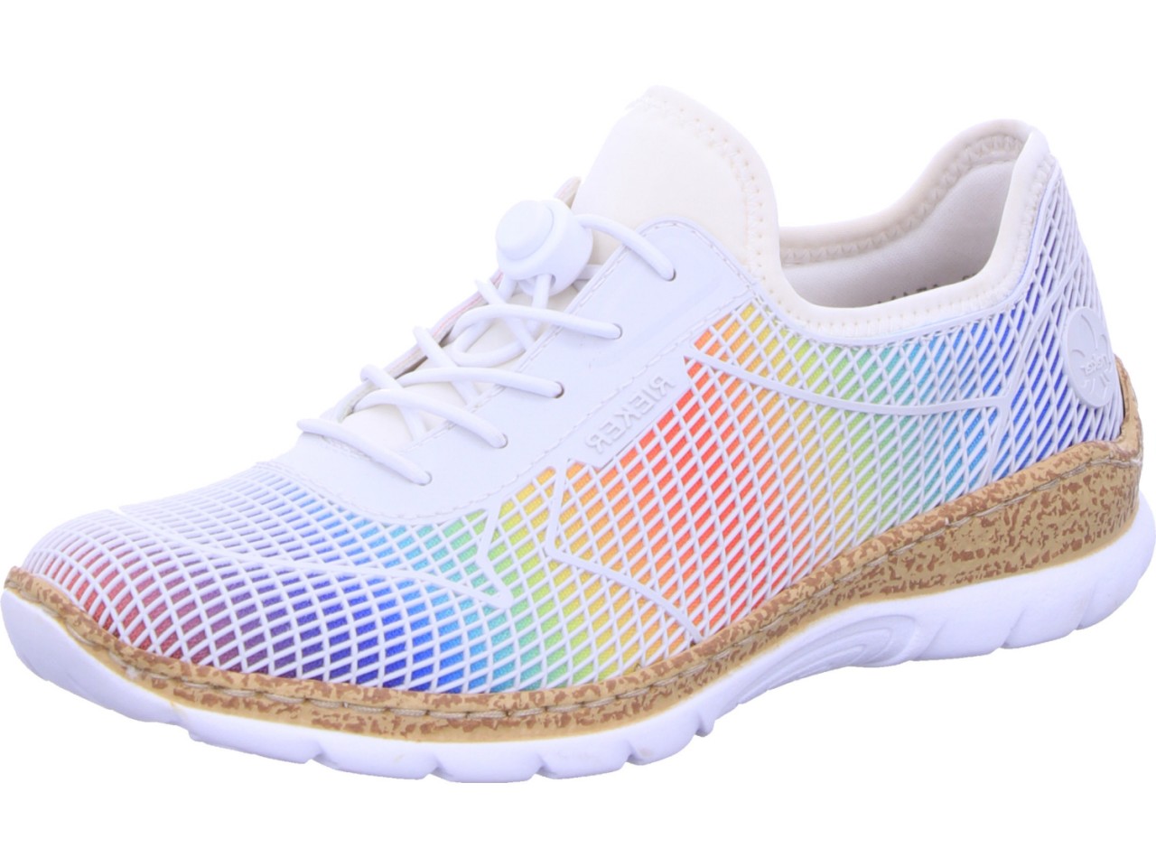 RIEKER Sportliche Slipper bunt