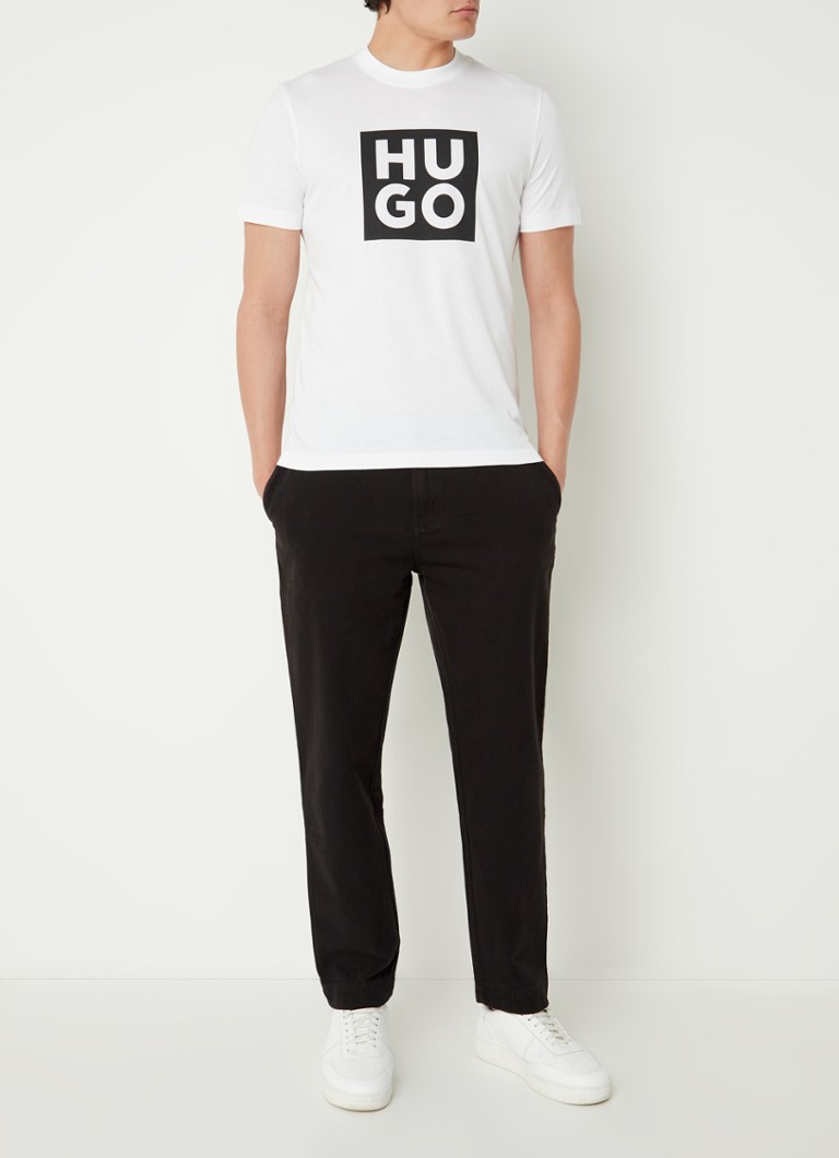 Pantaloni chino conici HUGO BOSS Zeebo cu buzunare