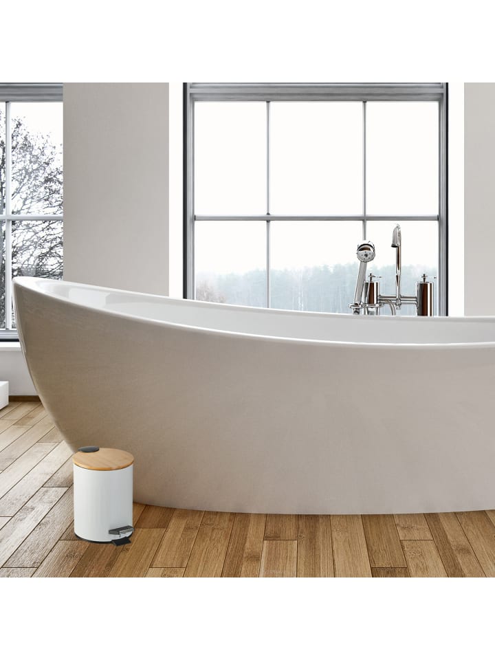relaxdays Mülleimer in Weiß - 3 l günstig kaufen onesize
