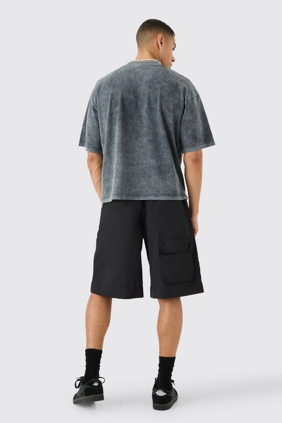 Shorts mit Kordelzug und Taschen