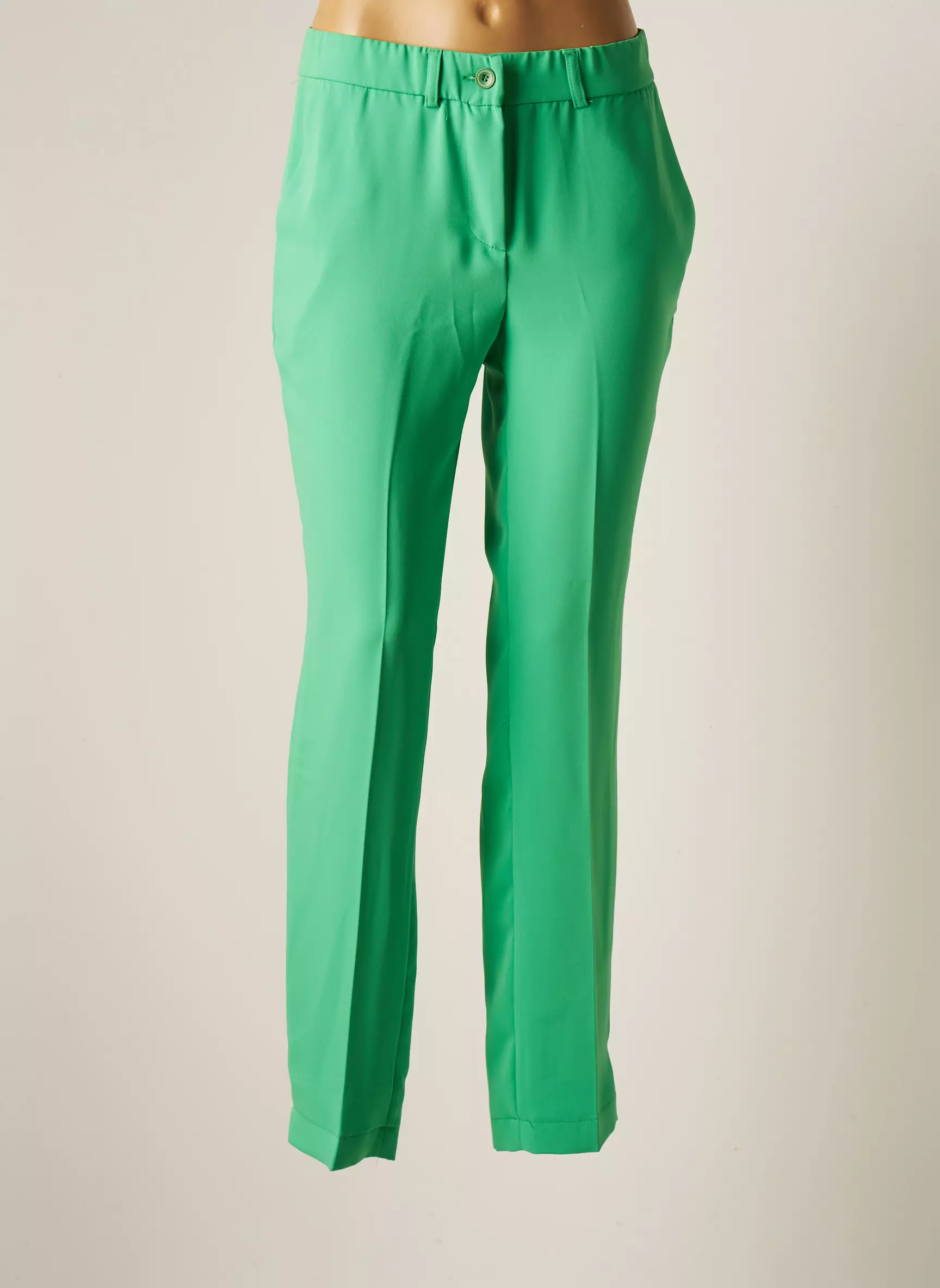 Bariloche Pantalons Chino Femme couleur vert