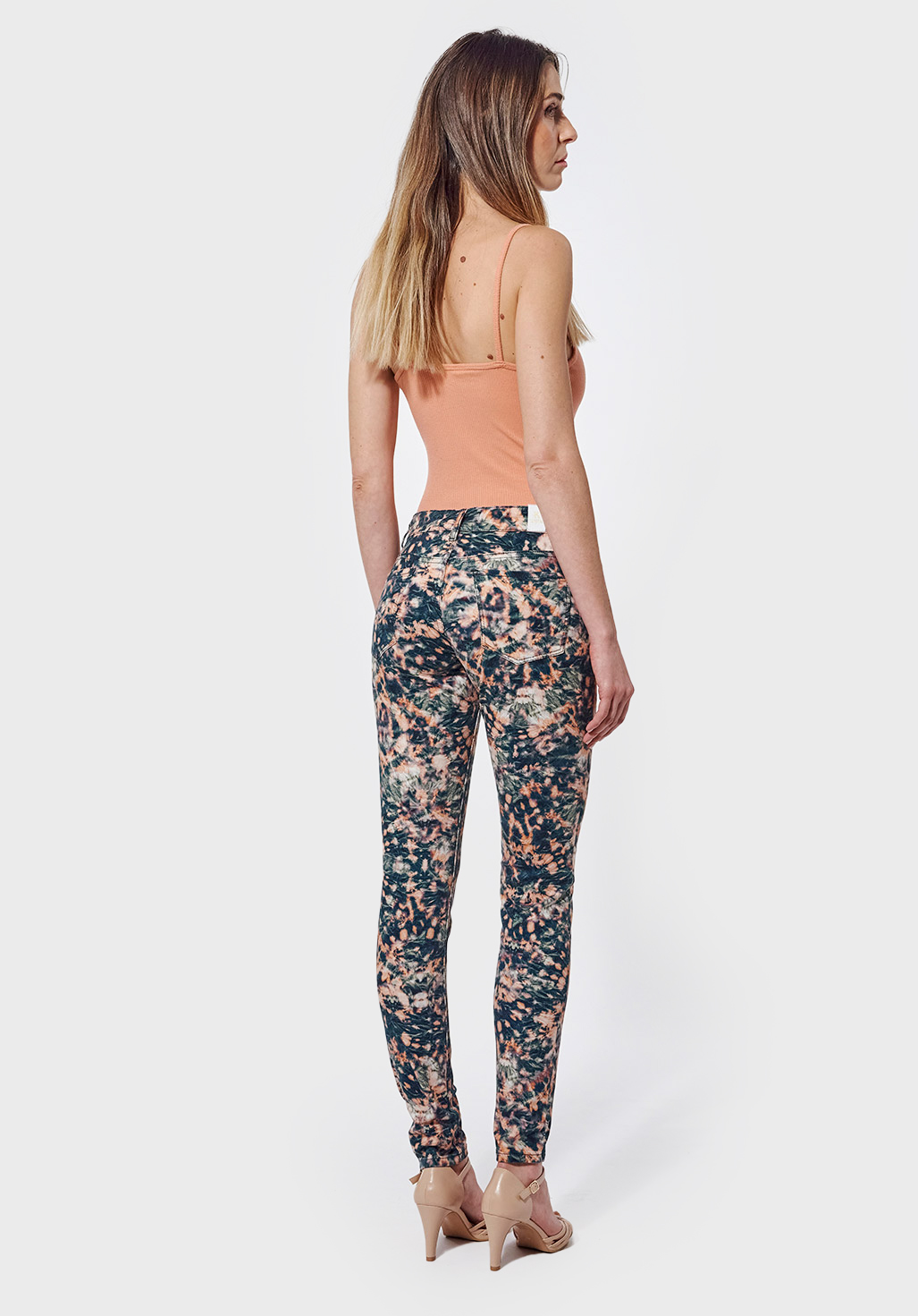 LAMI  Jean slim Femme imprimé