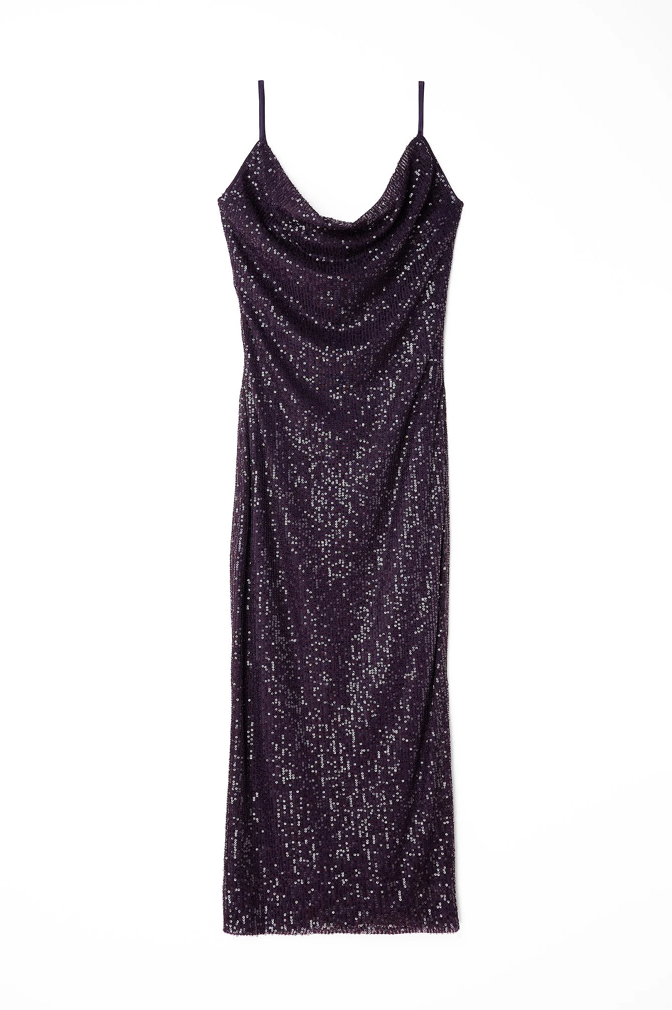 Midikleid mit Pailletten