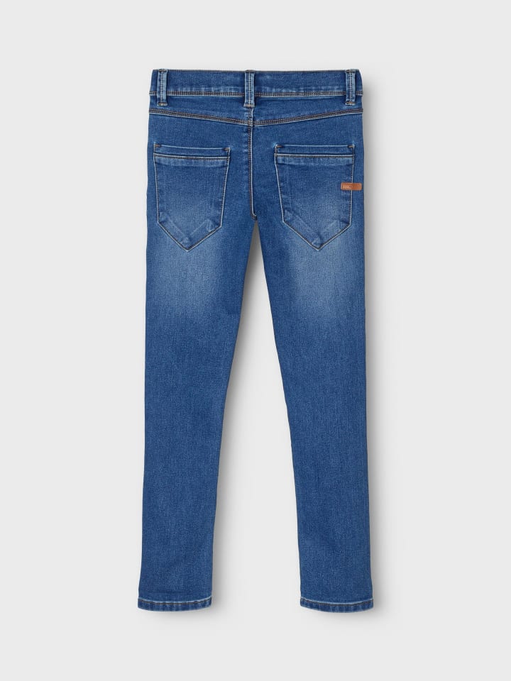 name it Jeans slim fit in medium blue denim günstig kaufen